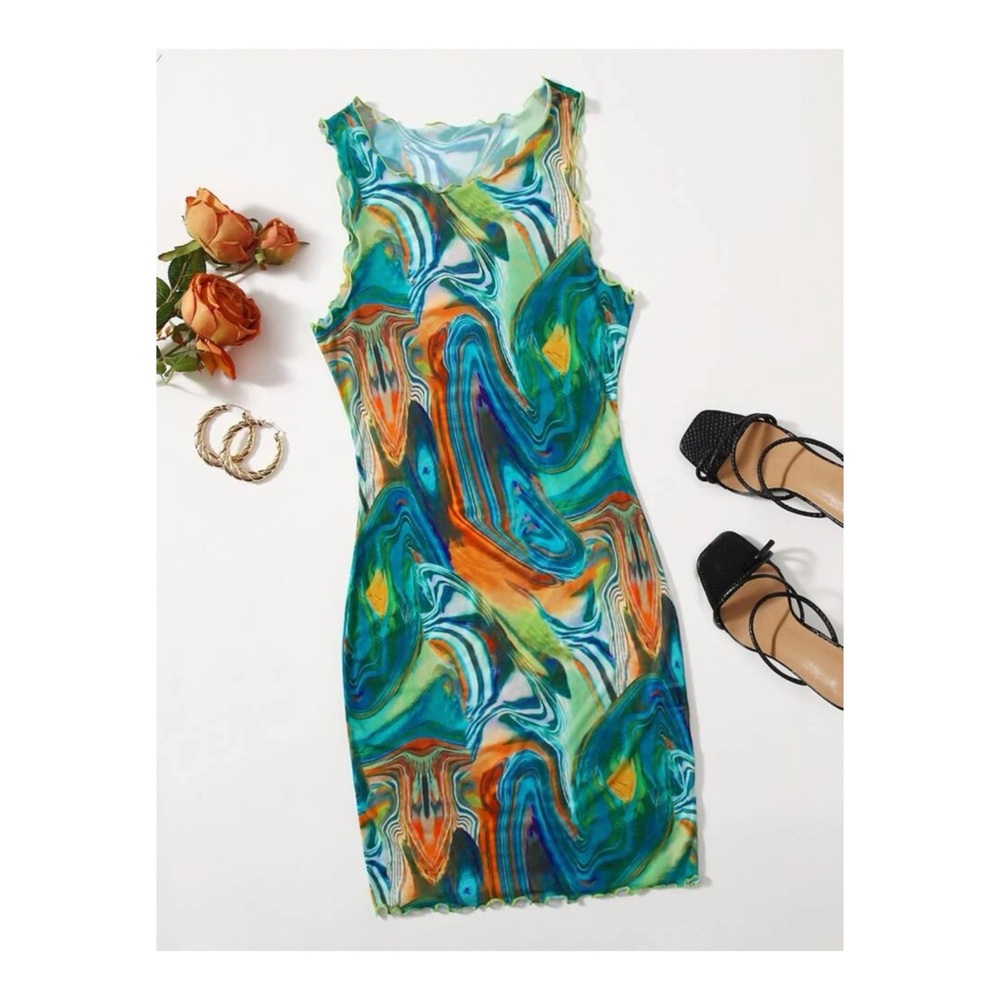 See through dress or cover up never worn nwt size:small